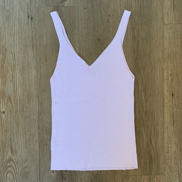 Double Zero lilac knit tank top - Picture 5 of 5